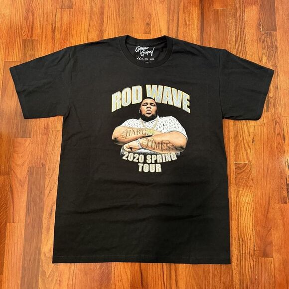 ghetto gospel Other - Rod Wave Tour Men's Black T-shirt